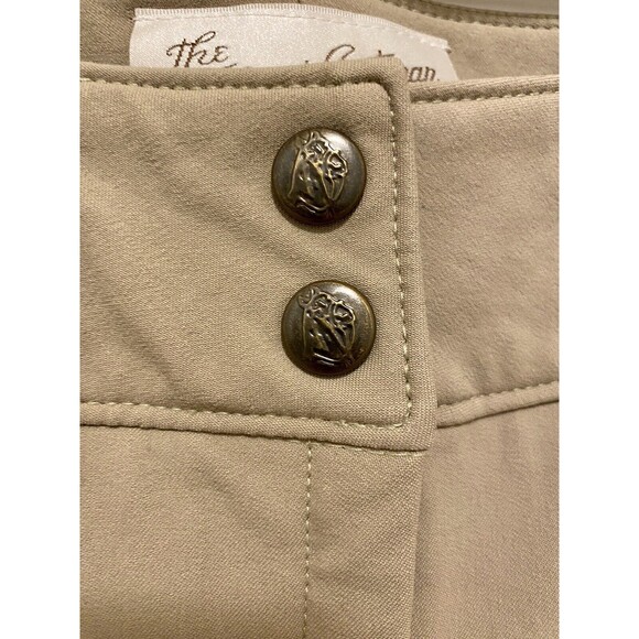 The Tailored Sportsman Front Zip Breeches Trophy Hunter Boot Sock #1927 Tan 24R - Picture 5 of 12